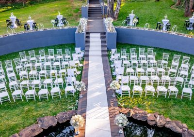 The garden wedding venue